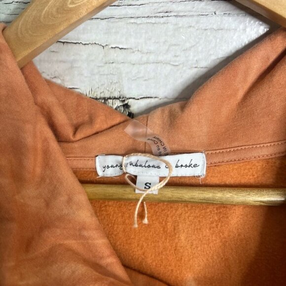 Young Fabulous & Broke Piper Tie Dye Ombré Sweatshirt Hoodie small - Picture 5 of 7